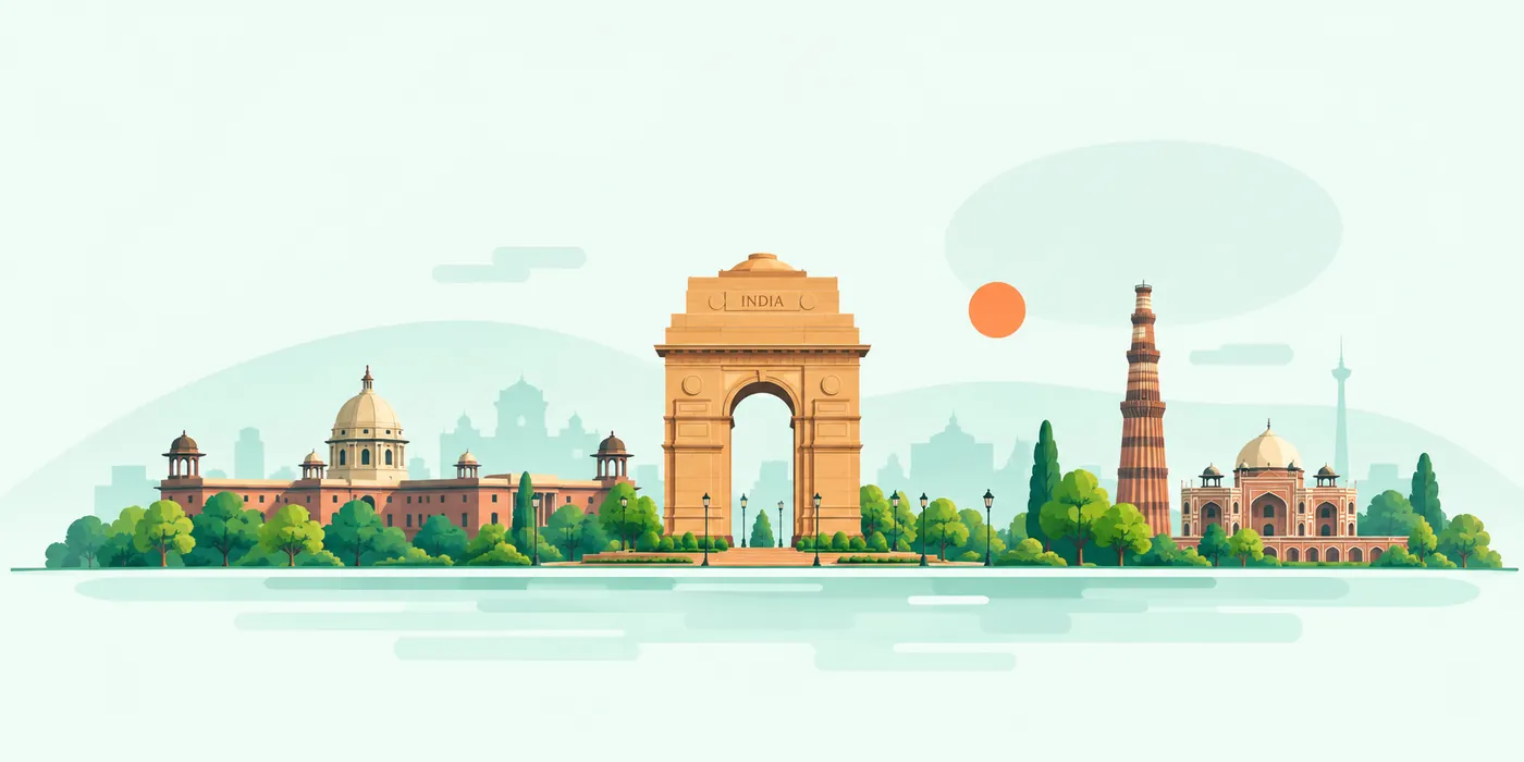 Illustration of Delhi, Delhi