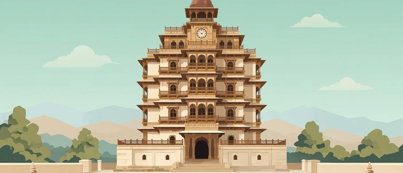 Illustration of Indore, Madhya Pradesh
