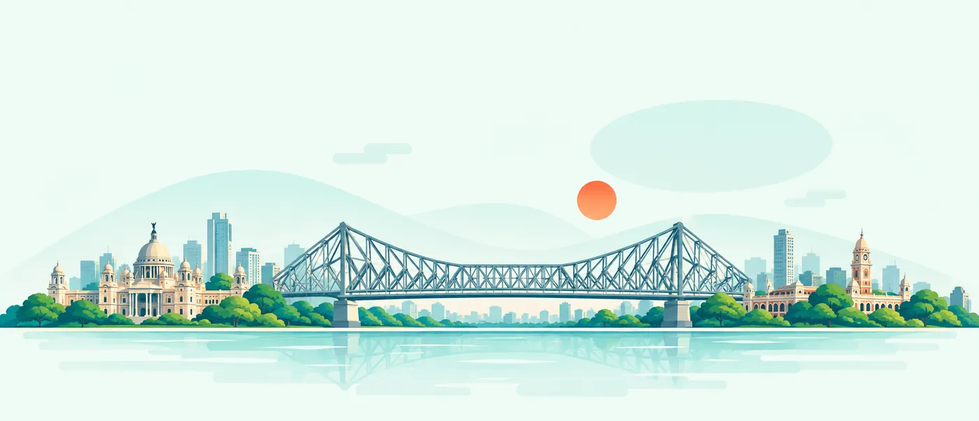 Illustration of Kolkata, West Bengal