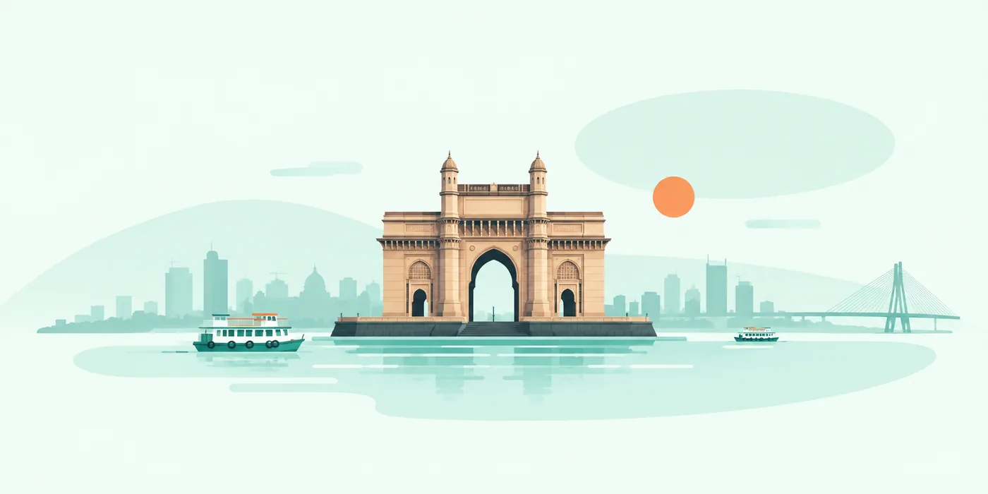 Illustration of Mumbai, Maharashtra